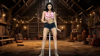 Ariana Marie~Pole Dancing And Will Stripp To Country Music In A Barn