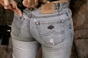 Stunning Babe Gets Her Shaved and Moist Twat Spanked