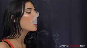Gina - an avid exotic smoker (4K)
