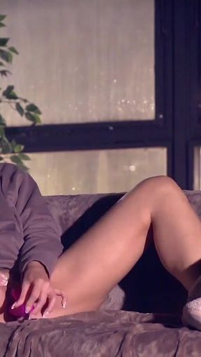 Spectacular moment from &quot;Cozy evening masturbation&quot;