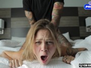 HER CLIMAX IS AMAZING - Crazy Blonde Has Eye Rolling Orgasms