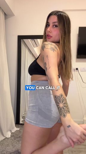 Cheating with the sultry Goddess Juli during yoga class