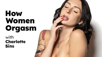 Witness Charlotte Sins' Shaking Orgasm as She Rides a Magic Wand to Intense Climax