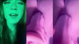 NaughtyGrlJess goes underwater and fucks her ass with a dildo while getting a messy creampie
