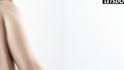 Russian Redhead Masturbates In Front Of BF Then Rides Him Good - WHITEBOXXX