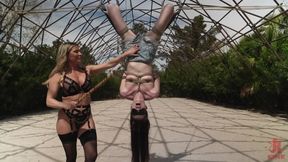 kink - ariel x brooke johnson testing her limits with suspension bondage porn video