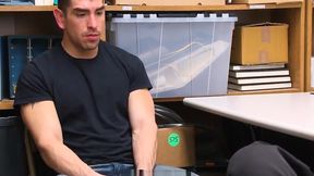 Sexy jock stud takes raw cock up ass to avoid jail time