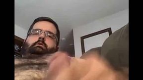 Fat Bear Gets a Handjob from a Big-Cocked Amateur