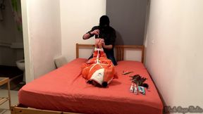 Miriam Bound and Tickled in Onesie