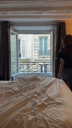 Parisian balcony view
