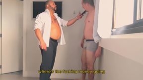 Bearzinho Black - the Debt Collector’s Bondage Interrogation