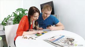 ”Cuckold sex with a super sexy big booty beautiful babe”