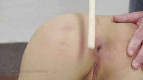 Lea asshole whipping