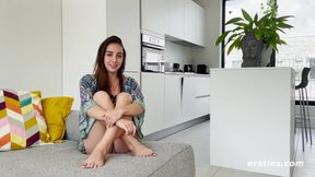 Hot Babe Fingers Her Ass&#x1F351; And Gets Off In A Changing Room