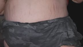 Princess does a mini strip tease and giantess titty drop