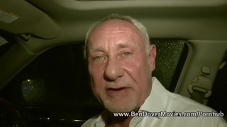 Babe with 60 yr old man at Radlett swingers party