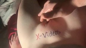 Solo pleasure ends with explosive climax