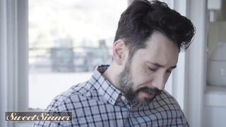 SWEET SINNER - Blue Haired Babe & Her Partner Just Can't Stop Having Sex And Making A Mess