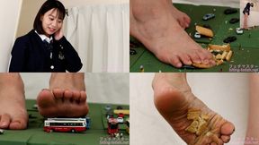 Ito Akana - Planet of the Little People - Giantess Beautiful Girl Alien Crushes Them Barefooted - Part 1 - MOV 1080p