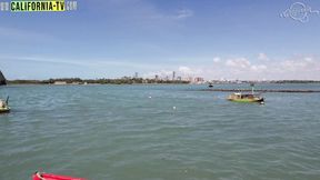 ”lesbos venture naked into paradisiacal places in Brazil”