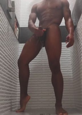 Full soapy and slippery shower till I cum hard