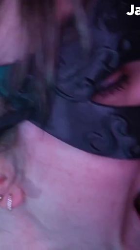 Key moment from &quot;Deep and wet blowjob from her knees - Janemasqueradeporn on Stripchat&quot;