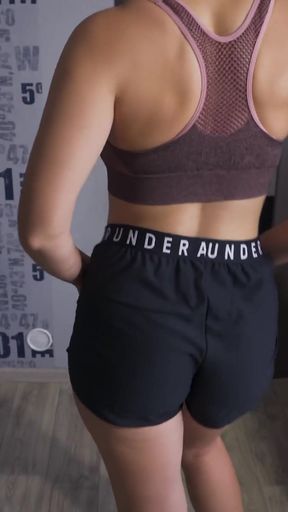 Key moment from &quot;Pawg MILF Teasing Her Ass In Sports Under Armor Shorts&quot;