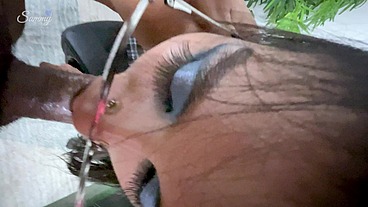 Innocent Mexican Teen Tasting AssCaramel Right in the Mouth from her DIRTY Ass and Eating Anal Creampie #22