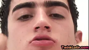 Real Latin twink in doctor uniform fingers ass in infirmary