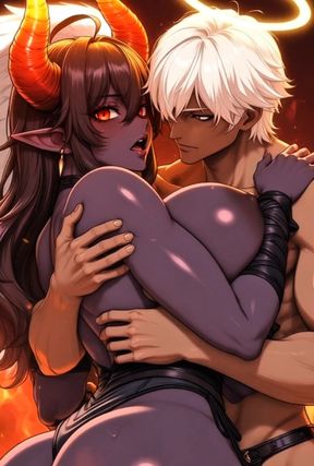 "fallen Angel Turns Into Massive BBW Succubus Demoness Hentai