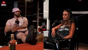 Amber Emery sniffs grandpa's ashes while flashing her tits