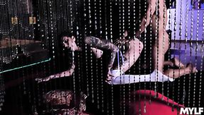 All tattooed sexpot bows and gives a tremendous solid blowjob