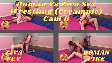 Roman Vs Ziva Sex Wrestling Creampie Cam B 4K