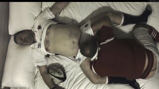 Thick uncut bear gets drilled hard by Rugby Culo and Drilled by Drilled by a fat chub