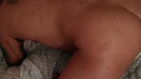 Guy Rides and Gets Fucked Hard By Huge Massive Dildo and Then Sword Fights With Dildo