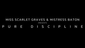 PURE DISCIPLINE - Double Domme Judicial Caning