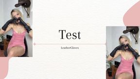 gloves test in dress