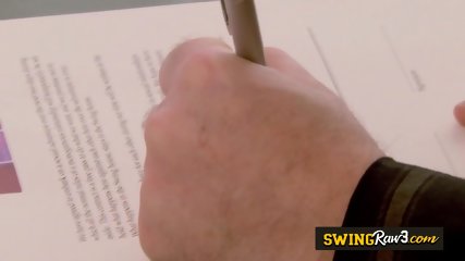Horny swinger couples are having a hot party at the Swing House.