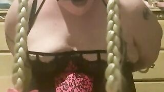 Gag sissy cuffs