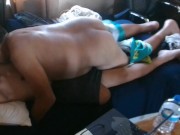 Kissing my younger Disabled Neighbor & Sucking his Cock