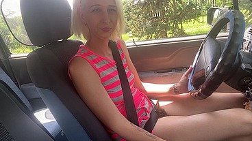 HITCHHIKER JOI JERK TO MY HAIRY PUSSY