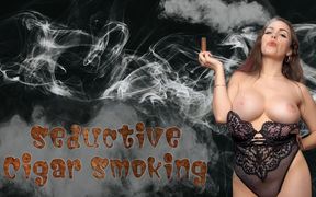 Seductive cigar smoking - ImMeganLive