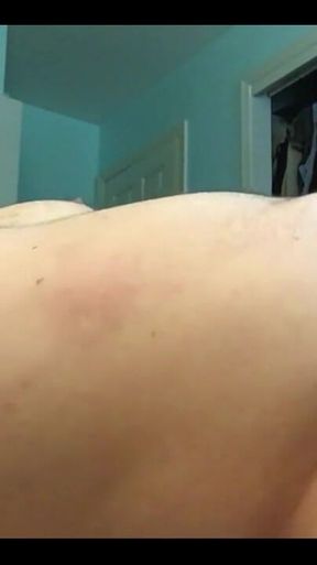 Jerking Myself off Until I Blew a Load That Went Across and Out the Frame, Onto the Laptop