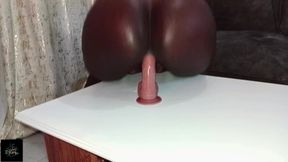 Sensual JOI with ebony beauty's big phat ass