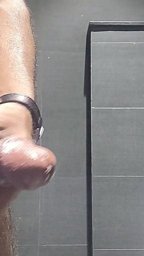 Horny Office Worker Sneaks Into Washroom to Masturbate After a Long Day