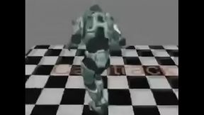 Boneco do hallo seduzindo bem gostoso para corno