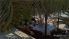 VR Nexus-3 Oasis - Busty Luna Sucks Cock, Pounded Doggystyle & Cums All Over Tits