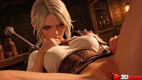 ciri couldn t handle the order, so to make up for the loss, the local mayor had sex with her right there at the hotel [ai]