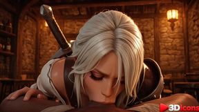 ciri couldn t handle the order, so to make up for the loss, the local mayor had sex with her right there at the hotel [ai]