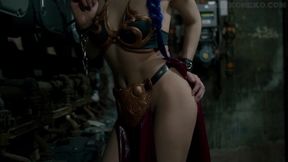 Latex Slave Leia Fucked By A Droid In Star Wars Dungeon - Princess Leia